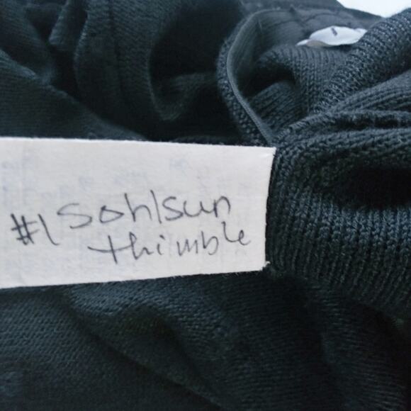 Roni Rabl Bis Black Knit Pants Swiss Dot Pattern Size S - Picture 10 of 10